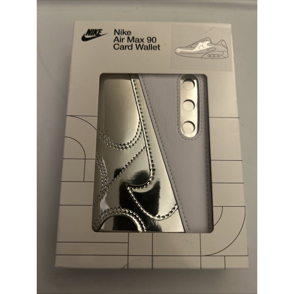 Nike Air Max 90s Sneakerhead Card Wallet metallic silver/white Sports Athletic